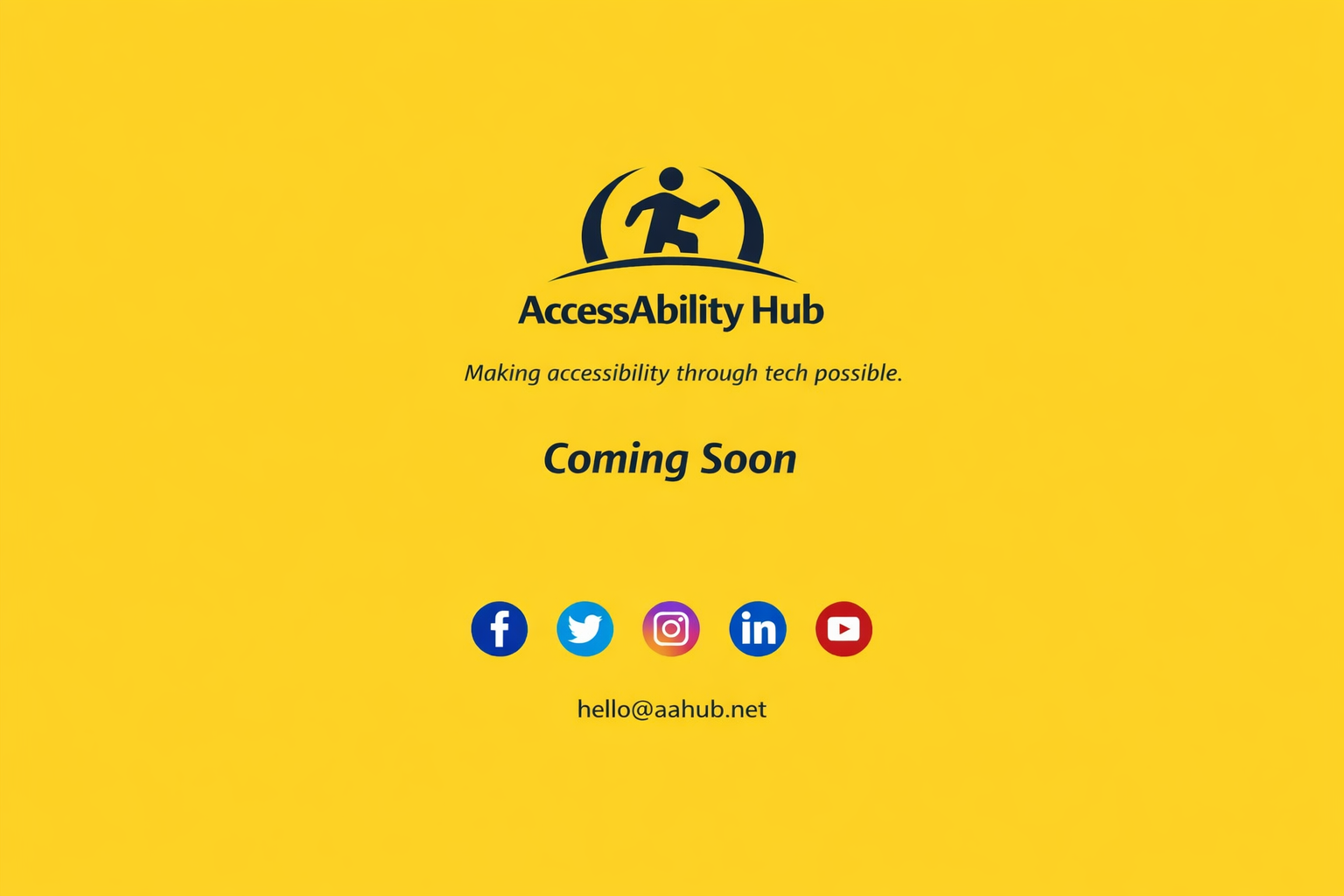 AccessAbility Hub Coming Soon